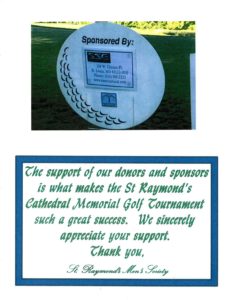 Supporting St. Raymond’s Cathedral by taking part in the Memorial Golf Tournament is just one way that SSE attempts to give back.